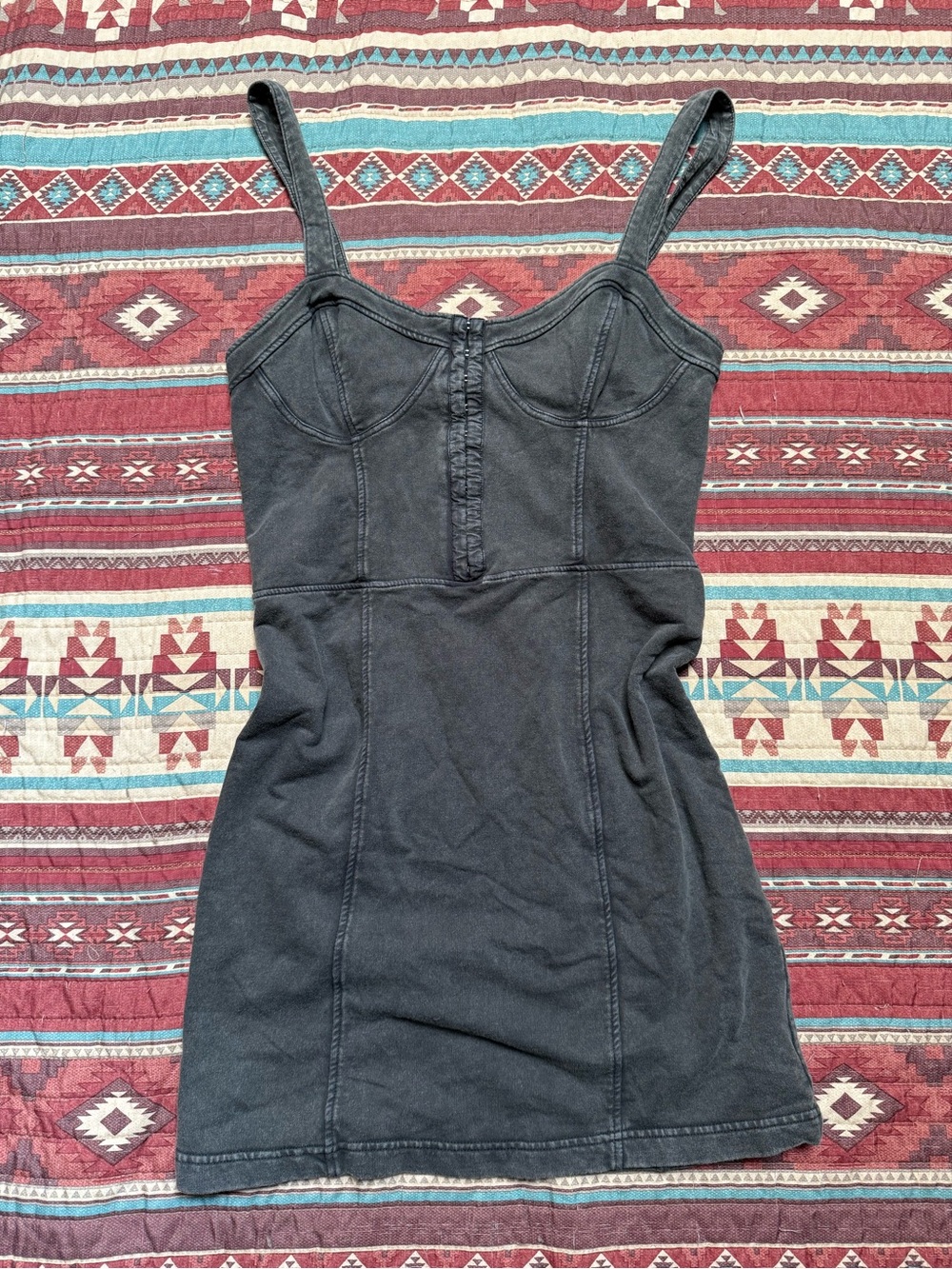 Free People washed black dress size medium